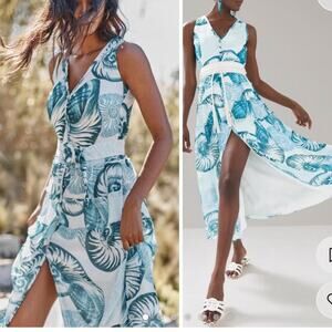 White House Black Market Seashell Dress
